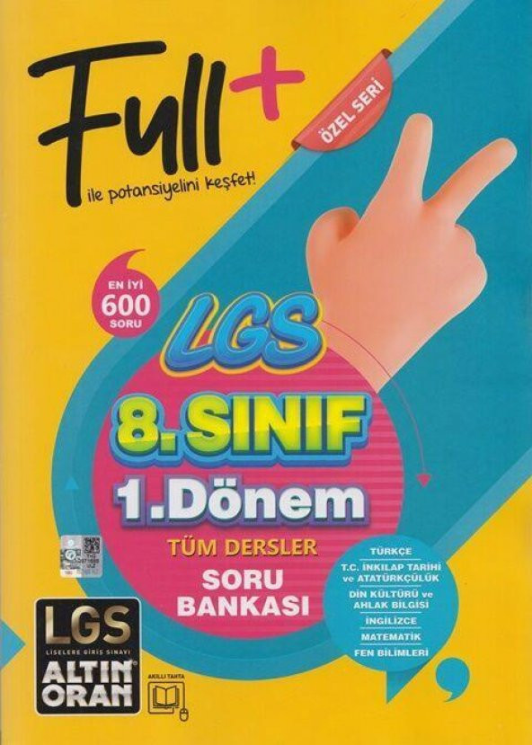 8. Sınıf LGS Tüm Dersler Soru Bankası Altın Oran Yayınları ürün görseli 1