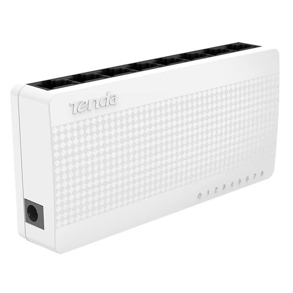 Tenda S108 v3 8 Port 10/100 Fast Ethernet Switch ürün görseli 1