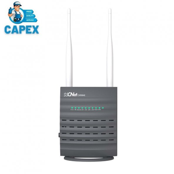 C-Net Cvr 984E 300Mbps 4 Port 2x5 DBi Anten Vdsl2 Füme Modem (Kutulu-Yenilenmiş) ürün görseli 1