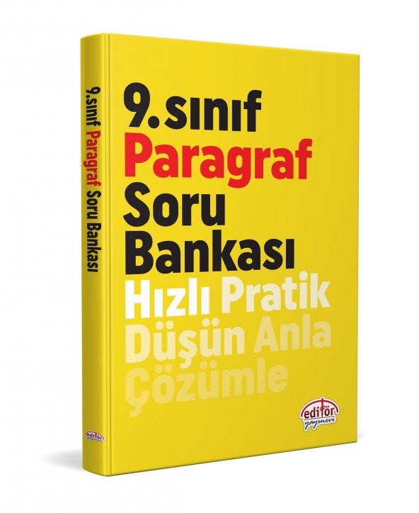 9. Sınıf Paragraf Soru Bankası Editör Yayınları ürün görseli 1