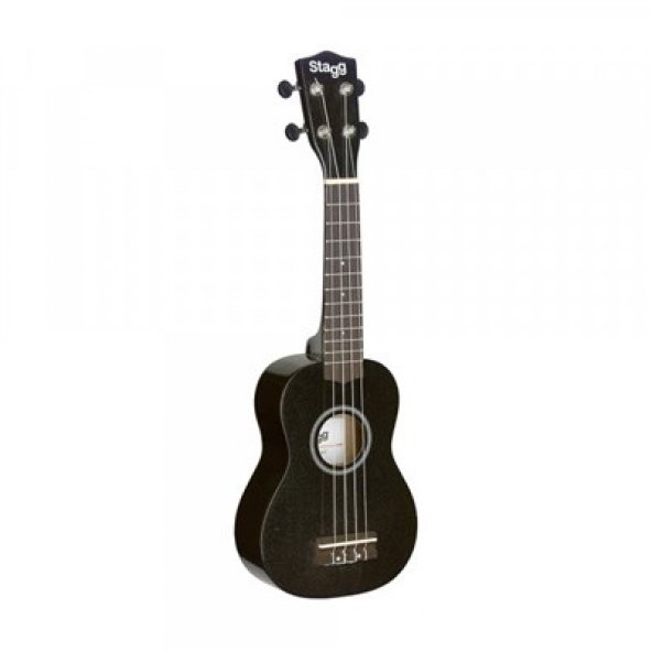 STAGG US-NIGHT (SOPRANO UKULELE BLACK+BAG) ürün görseli 1