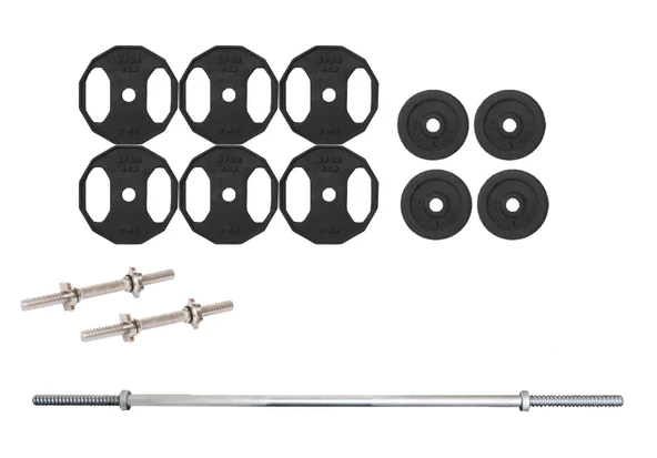 ACDSPOR 50 Kg Döküm Ağırlık Halter Dambıl Seti ürün görseli 1