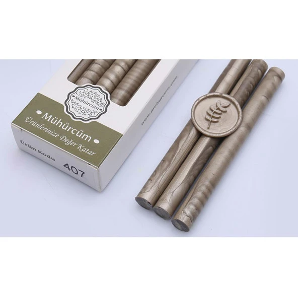 Mühür Mumu Çubuk 11mmx120mm 10lu Paket Model: 405 SATEN KAHVE ürün görseli 1