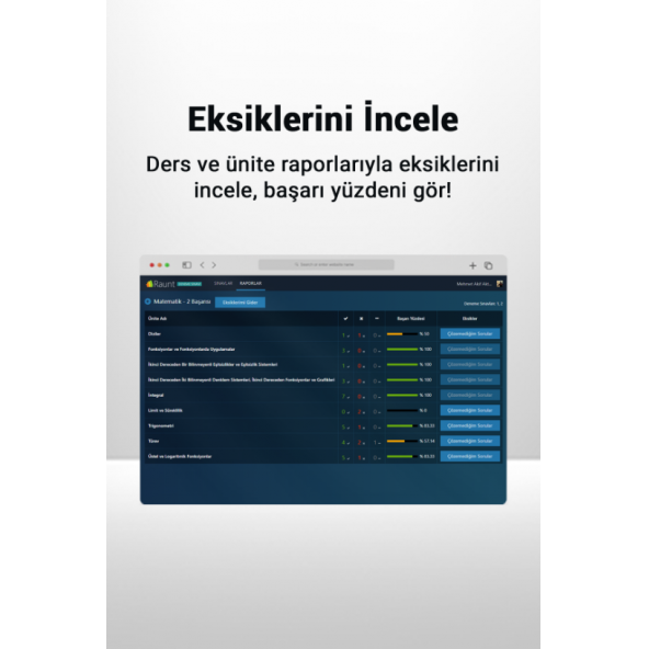 Raunt YKS 2027 Deneme Sınavı Paketi - Resim 5