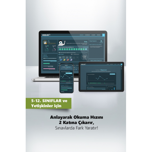 Hızlı Okuma Online Eğitimi  HIZLIGO  5-6-7-9-10-11. Sınıflarına özel ürün görseli 1