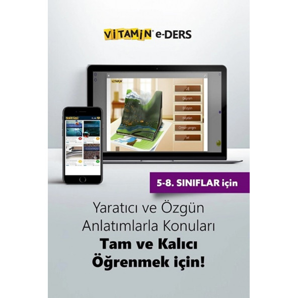 Vitamin 7. Sınıf Sosyal Bilgiler (e-Ders)  1541 Soru, 1408 Dakika Video  Animasyonlu Haritalar ürün görseli 1