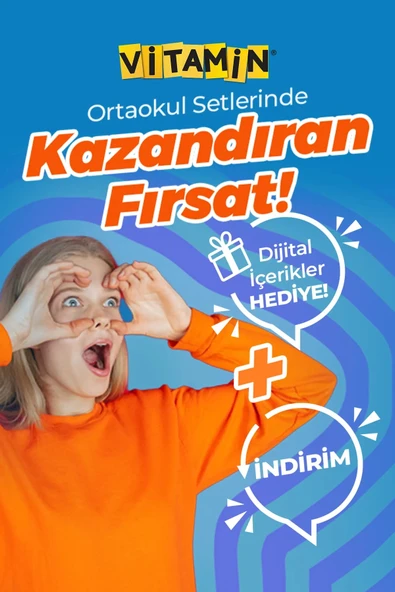 Vitamin Kitapları 6. Sınıf Tüm Dersler Dijital + 7. Sınıf Ders ve Yardımcı Kitap Seti (8 Kitap) ürün görseli 1
