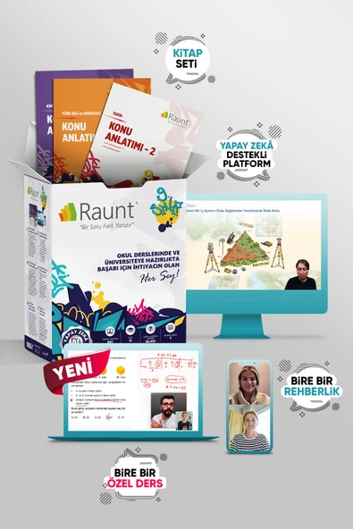 Raunt 9. Sınıf Mentörüm Raunt Paketi (Dijital+Kitap) ürün görseli 1