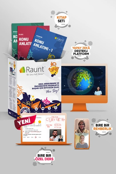 Raunt 10. Sınıf Mentörüm Raunt Paketi (Dijital+Kitap) ürün görseli 1