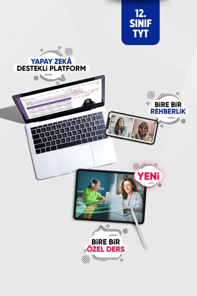 Raunt Premium YKS 2027 TYT Hazırlık Seti (Sadece Dijital Lisans) - Yapay Zeka Destekli TYT AYT Sözel Online Eğitim Paketi (30 Canlı Özel Ders + Birebir Sınav Koçluğu Dahil) ürün görseli 1
