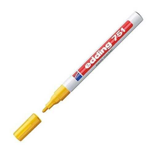 Edding E-751 Tam Örtücü Boya Kalemi   Sarı ürün görseli 1