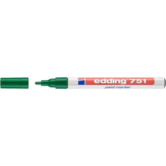 Edding E-751 Tam Örtücü Boya Kalemi   Yeşil ürün görseli 1