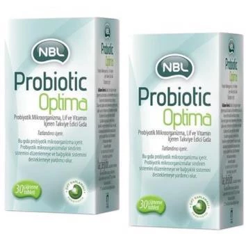 NBL Probiotic Optima 30 Çiğneme Tablet 2'li ürün görseli 1