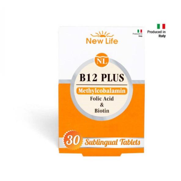 New Life B12 Plus Methylcobalamin 30 Tablet ürün görseli 1