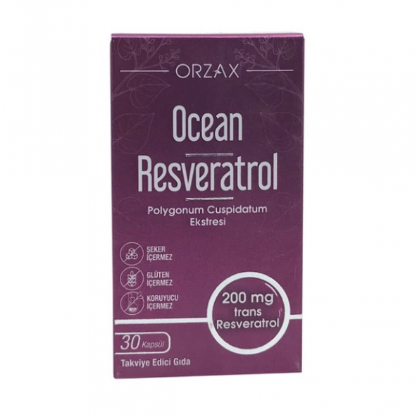 Ocean Resveratrol 200 mg 30 Kapsül ürün görseli 1
