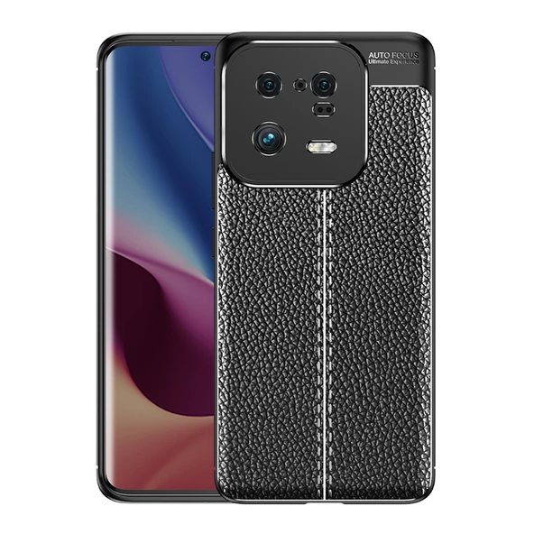 Gpack Xiaomi Mi 13 Pro Kılıf Niss Silikon Deri Görünümlü Kamera Korumalı ürün görseli 1