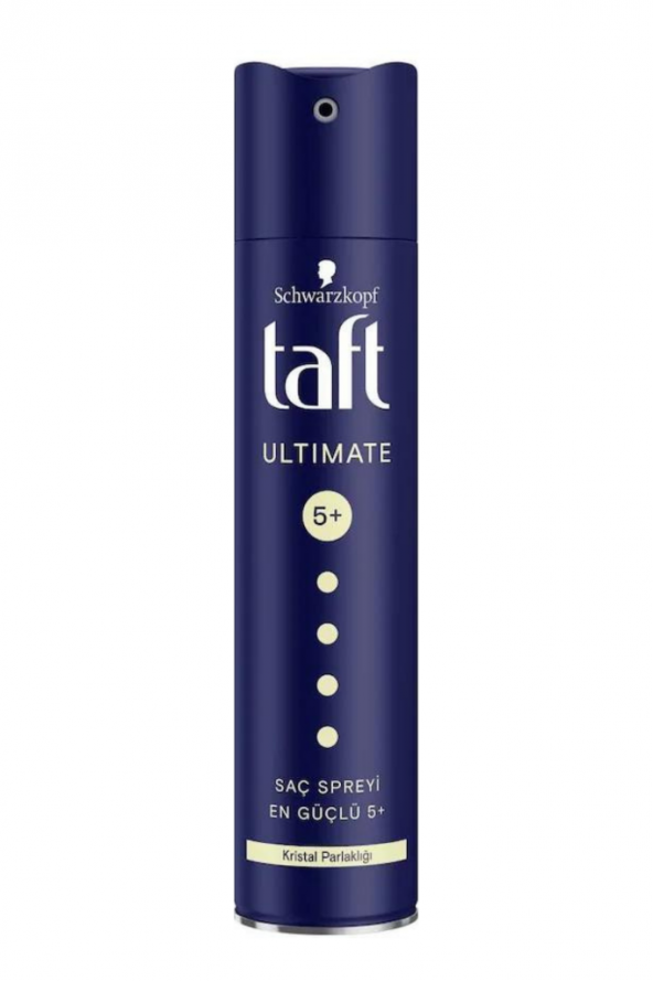 Taft Ultimate Saç Spreyi 5+ Kristal Parlaklığı 250 Ml ürün görseli 1