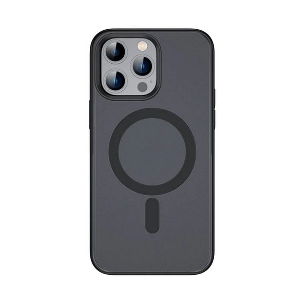 Gpack Apple iPhone 14 Pro Max Kılıf Wireless Tacsafe Alpin Mat Ultra Koruma Sert Kapak ürün görseli 1