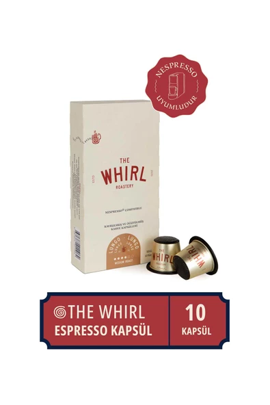 The Whirl Lungo Medium Kapsül Kahve 10 Kapsül ürün görseli 1