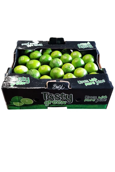 Lime Limon 1 Kasa 4,5 Kg. Misket Limonu Orijinal Lime Yeşil Limon Ithal Lime 1 Koli Taze Lime ürün görseli 1
