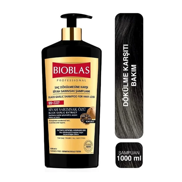 Bioblas Siyah Sarımsak Şampuanı 1000 ml ürün görseli 1