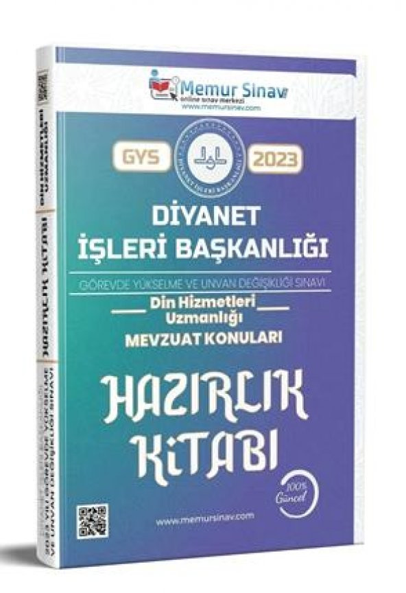 GYS Diyanet Başkanlığı Din Hizmetleri Uzmanlığı Mevzuat Konuları Hazırlık Kitabı Memur Sınav ürün görseli 1