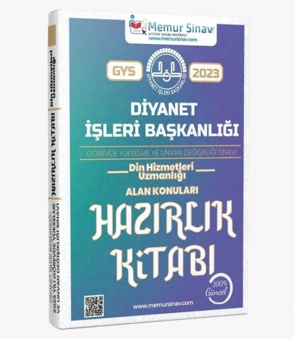 GYS Diyanet Başkanlığı Din Hizmetleri Uzmanlığı Alan Konuları Hazırlık Kitabı Memur Sınav ürün görseli 1