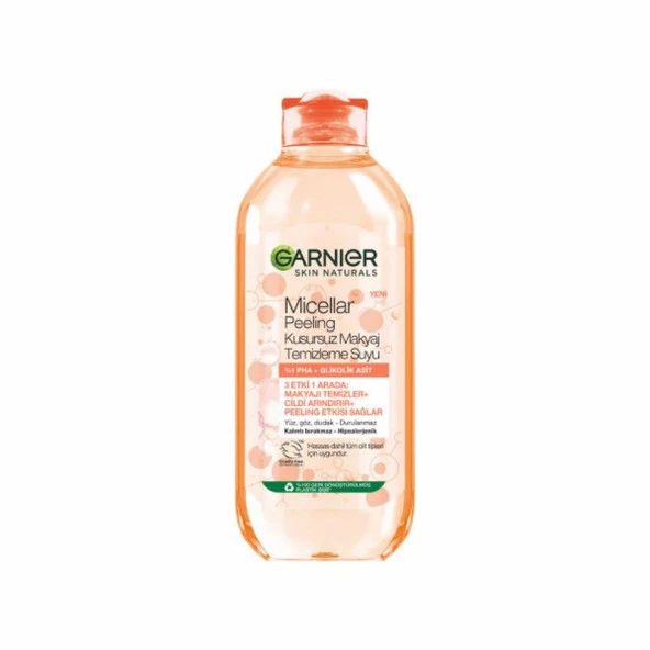 Garnier Micellar Peeling Kusursuz Makyaj Temizleme Suyu 400 ml ürün görseli 1