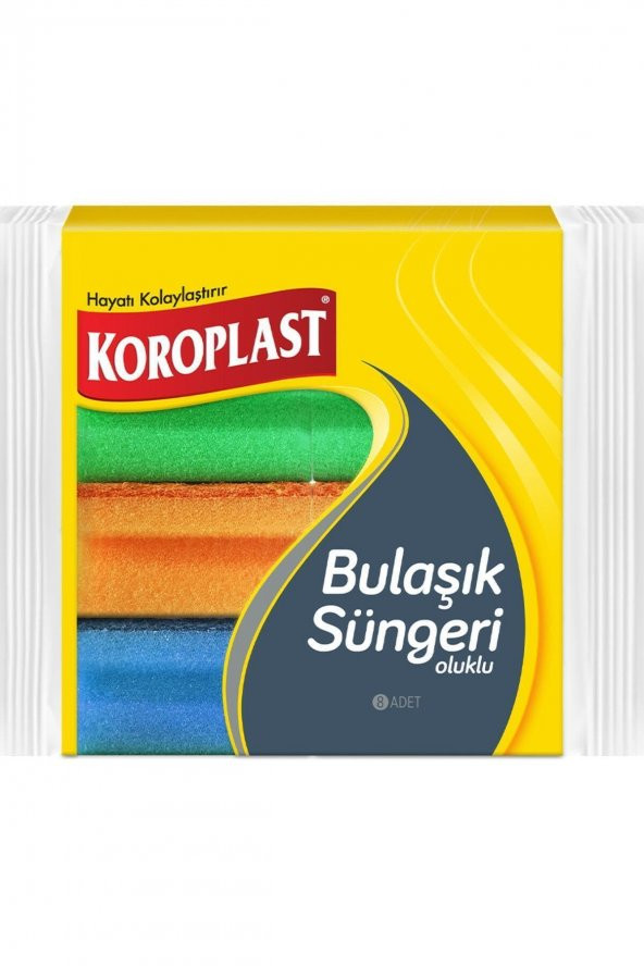 Klasik Oluklu Sünger 8li ürün görseli 1