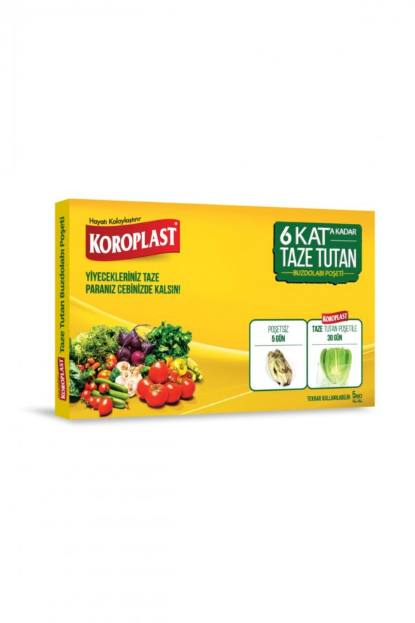 Koroplast Taze Tutan Buzdolabı Poşeti ürün görseli 1