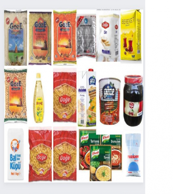 RAMAZAN KUMANYA GIDA ERZAK KOLİSİ EKONOMİK 19 PARÇA ürün görseli 1