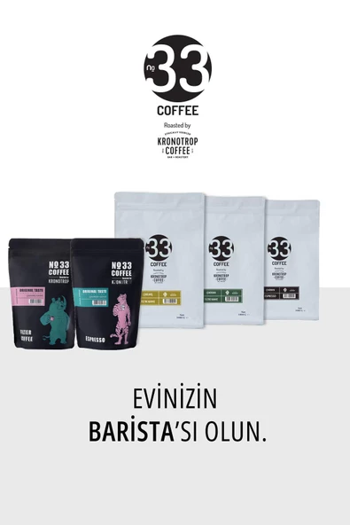 Kronotrop No 33 Espresso Çekilmiş Kahve 4 Al 3 Öde - Resim 3
