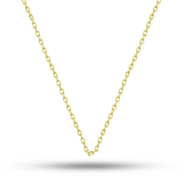 Gümüş Gold 0.30 Mikron 45 Cm Forse Kadın Zincir ürün görseli 1