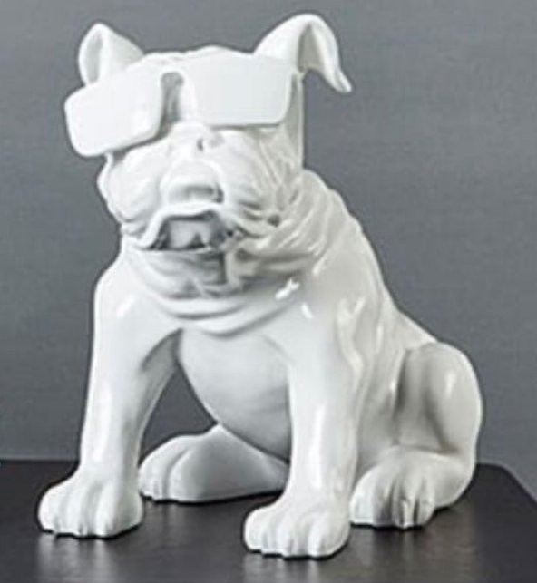 GÖZLÜKLÜ BULLDOG BİBLO ürün görseli 1