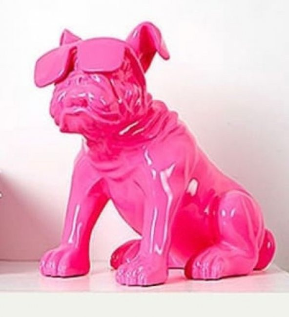 GÖZLÜKLÜ BULLDOG BİBLO ürün görseli 1