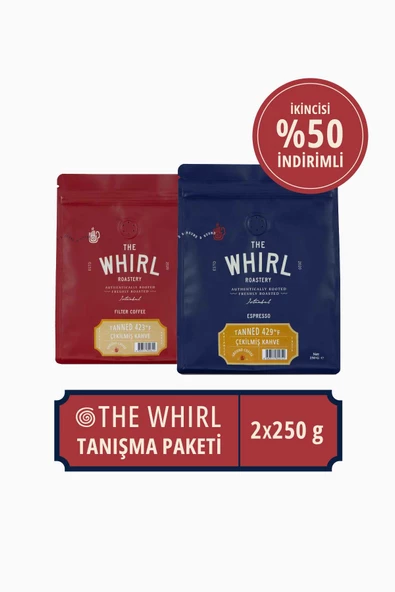 The Whirl Filtre ve Espresso Tanned Filtre Kahve Tanışma Paketi 250 gr x 2 Adet ürün görseli 1