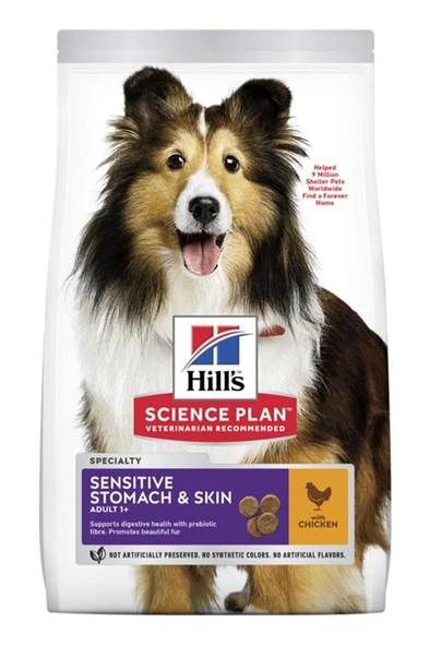 Hills Sensitive Skin Tavuklu Yetiskin Köpek Mamasi