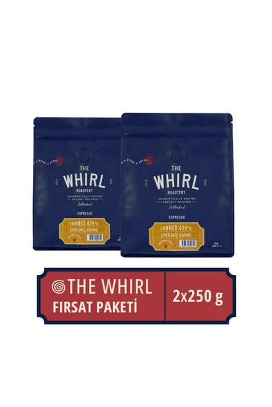 The Whirl Espresso Tanned 429°F Çekilmiş Kahve Fırsat Paketi 250 gr x 2 Adet ürün görseli 1