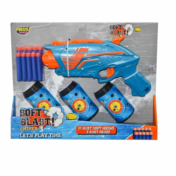 Prestij Oyuncak Sniper 3 Soft Blast Dart Fırlatıcı Hedefli Oyuncak ürün görseli 1