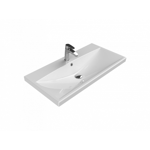 Cerastyle Turkuaz Elıte Etajerli Lavabo 90X45 Cm ürün görseli 1