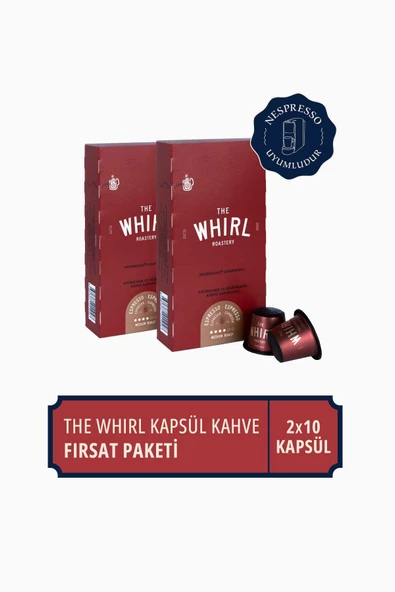 The Whirl Espresso Medium Kapsül Kahve Fırsat Paketi 10 Adet x 2 Paket ürün görseli 1