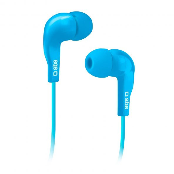 SBS 13069 TEINEARBL 3.5 MM JACKLI STEREO MİKROFONLU KULAKİÇİ KULAKLIK MAVİ ürün görseli 1