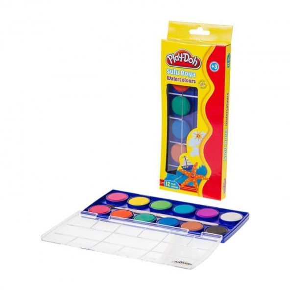 Play-Doh Sulu Boya 12 Renk 28 mm Büyük ürün görseli 1