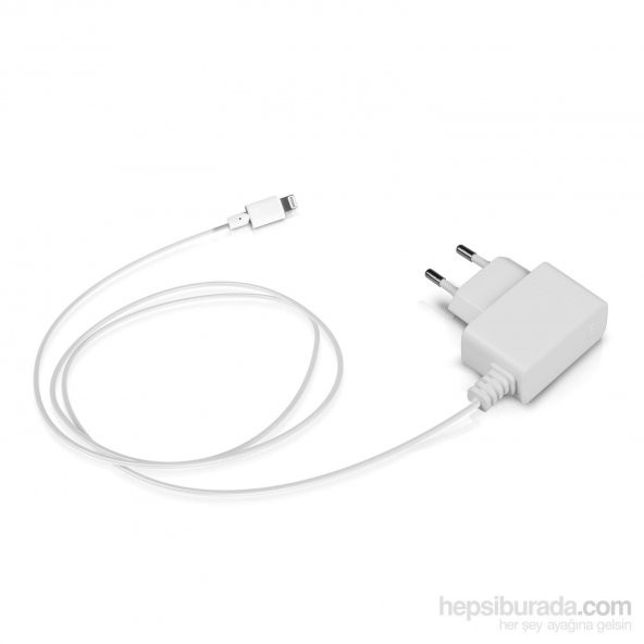 SBS 71680 TETRAVEEUIP5 LİGHTNİNG APPLE 1000 MA ŞARJ CİHAZI BEYAZ ürün görseli 1