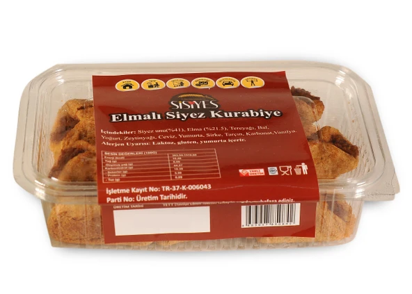 SİYEZ KURABİYE ELMALI 250G - Resim 2