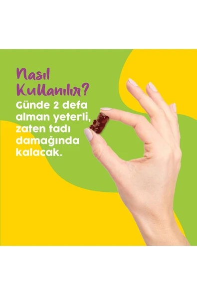 GUMITAMIN Sambacus Vıtamınd3 60 Kapsul Gummıes - Resim 4