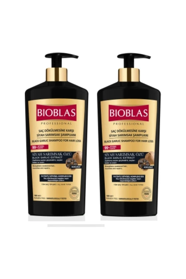 Bioblas Siyah Sarımsak Şampuanı 1000 ml x 2 Adet ürün görseli 1