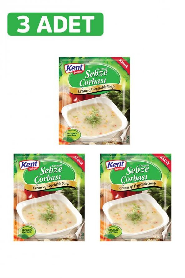 Kremalı Sebze Çorbası 65g 3 adet ürün görseli 1