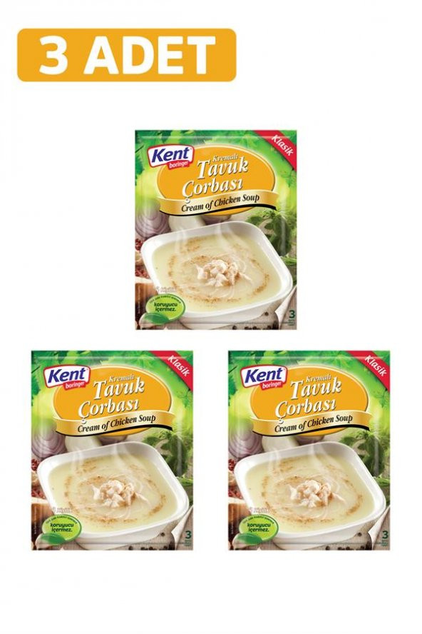 Kremalı Tavuk Çorbası 65g 3 adet ürün görseli 1