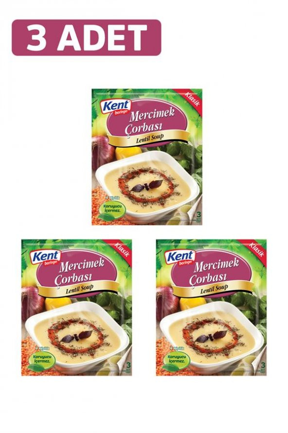 Mercimek Çorbası 76g 3 adet ürün görseli 1